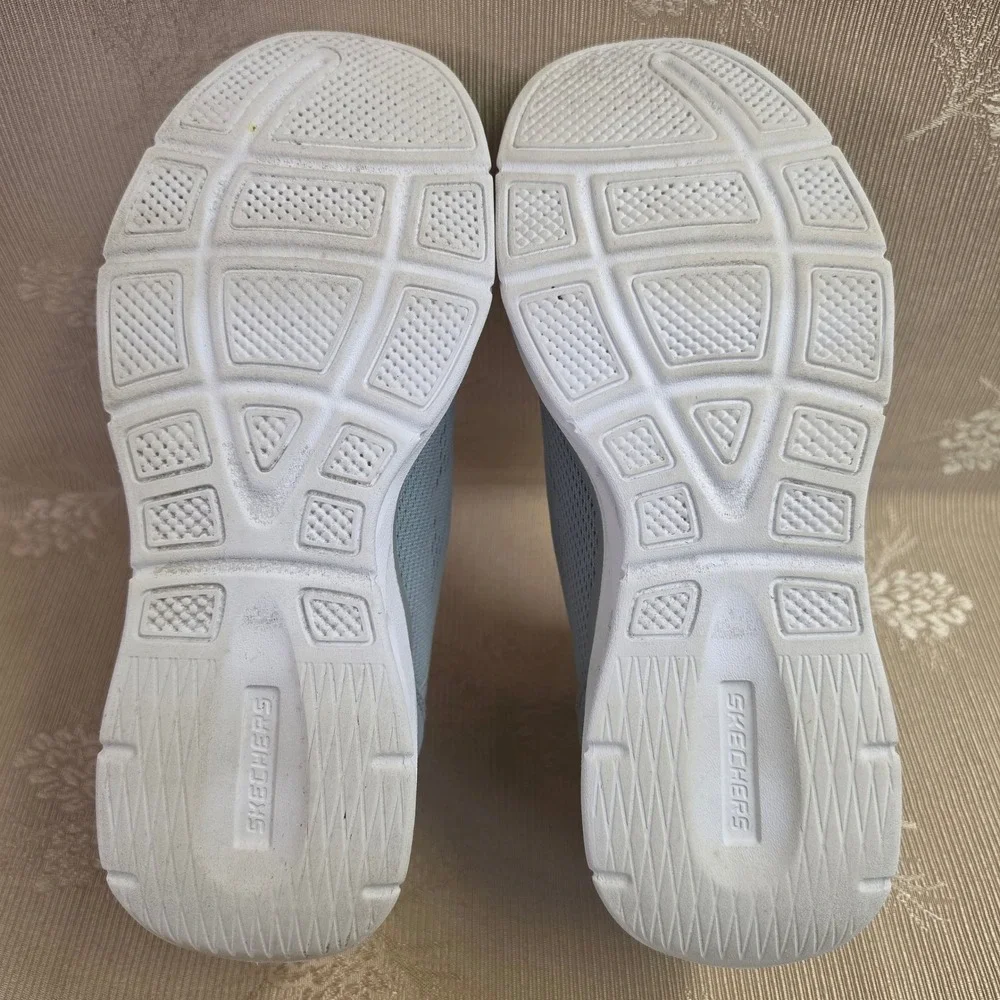 Skechers Hands Free Slip-ins Glide-Lite 2.0 Grey Blue Sneakers 179341 Womens 8